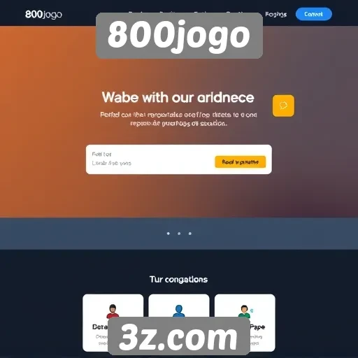 Interface do site 800jogo é intuitiva e acessível